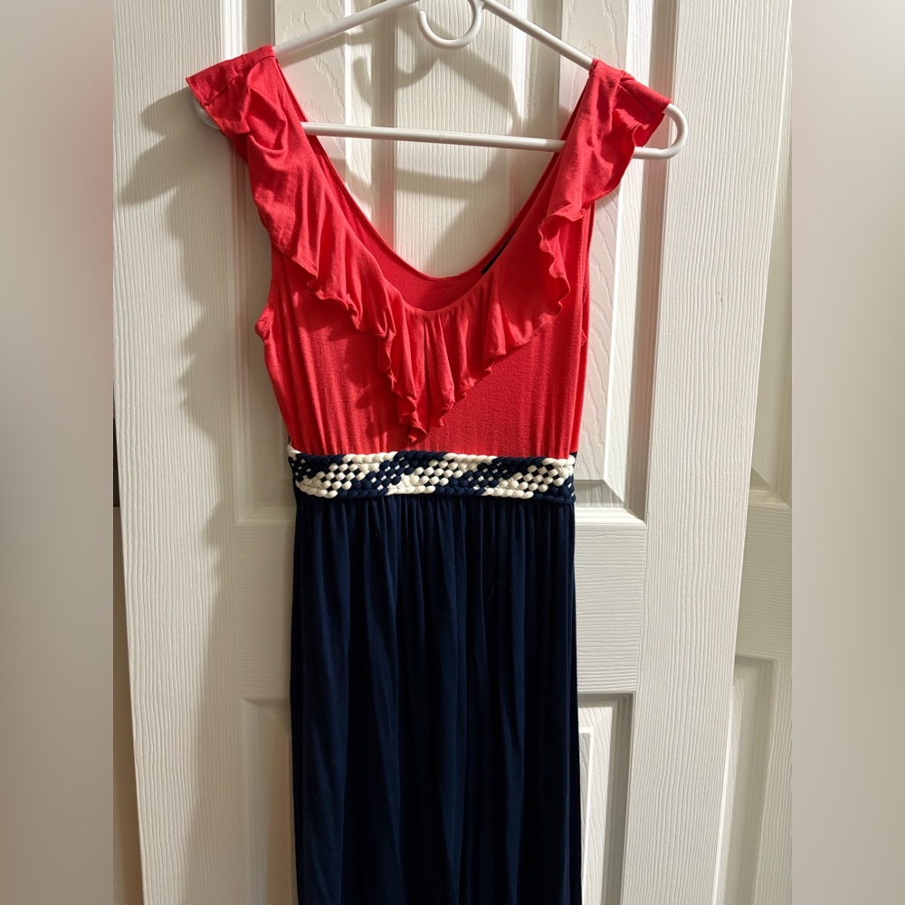 Ruffle Sleeve Summer Dress